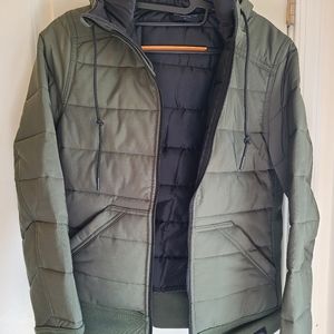 American Giant Blizzard full zip in army green